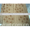 100% polyester linen embroidered curtain fabrics