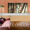 bamboo oil painting