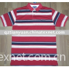 TYD4007 T/C striped knitted polo shirt, T shirt