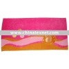 Velour Reactive Embroidery And Printed Bath Towel