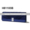 Pleated satin clutch bags