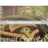 jacquard comforter set with 5pcs