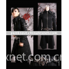 Y-234 Gothic Coat with skeleton belt from Punk Rave