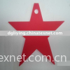 five-pointed star PVC tag
