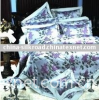 100% silk jacquard embroidered luxury bedding set