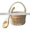 sauna bucket and spoon