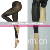 Ladies 91% Nylon 9% Spandex leggings with butterfly pattern