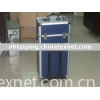 Blue leather trolley case of fireproof board cover
