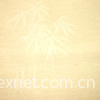 Spun Silk Cotton, Bamboo Flower Pattern