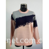 China new fashion good quality ladies long sleeve pullover with jacquard supplier