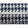 Stretch twill fabric/popular and classic chequer/black and white chequer/yarn dyed fabric