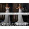 MS124 Chiffon lace-up Wedding Dress