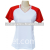Polyester T-shirt(V shape ,Red)
