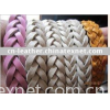 Colorful Braided genuine leather cord