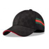 Adjustable All Black Gucci Baseball Cap , Sports Brown Gucci Hat Color Optional