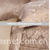 100% Jacquard silk bedding  upon closer inspection our stitching quality