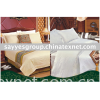 100% cotton plain color hotel bedding set
