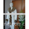 ladies' fur padded coat