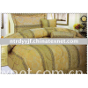 5 pcs jacquard comforter set bedding set