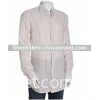 linen button front shirt pink