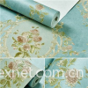 French Flowers Embossed Nonwoven Wallpaper Roll