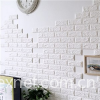 PE Foam Wall Sticker 3D Brick Stone Embossed Wall Paper Roll