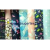 Polyester Shantung Slub Satin Girls Dress Fabric / Ladies Dress Material