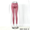 SD2-16-004 Rose-red Bright Sliver Knit Fashion Slim Leggings