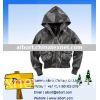 Hooded leather jacket (0520K)