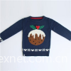 Crew Neck Double Knitted Pullover Sweater