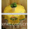 embroidered Easter table cloth