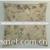 jacquard floral metallic printed cushion
