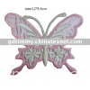 embroidery butterfly patch, embroidery applique patch,stick on badge