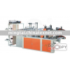 High speed double layer T-shirt rolling bag making machine