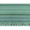 Single-side yarn-dyed computerized jacquard color stripe fabric