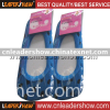 blue color with heart print ladies' socks
