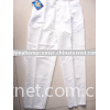 Mens' white ramie/cotton pants