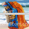 Beach Towel with Reactive Printing, Made of 100% Cotton Velor, OEM Orders are Accepted
