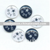 18L printed pearl snap button with 333#