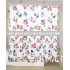 leaves printed shower curtain