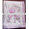 soft and embroidered baby blanket