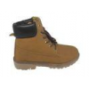 Smooth Finish Rubber Safety Shoes Laced Shock Absorbing Heels for Timberland