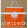 white craft paper bags with printing