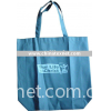 polyester foldable shopping bag with logo printed
