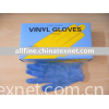 powder blue vinyl glove