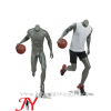 Jolly mannequins male sport mannequin playing basketball dribbling movement mannequin H-6