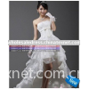 Fashion Sheath Wedding Dress Beige