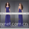 Eye-catching Sweetheart Long Blue Satin Evening Dress Prom Dress Cocktail Dress KLN-3506