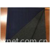 50 Wool Double Faced Wool Coating Fabric With Navy Stripe 50 Polyester