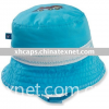Blue Printed Bucket Hat